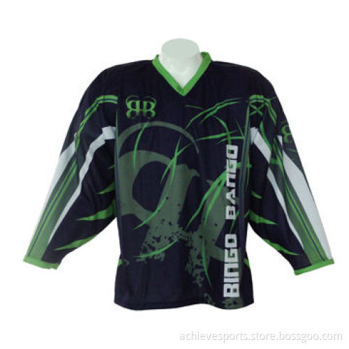Custom hockey jersey for team, with 100% polyester